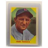 Herb Pennock 1960 Fleer