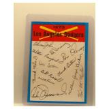 Dodgers 1974 Topps
