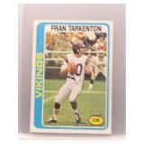 Fran Tarkenton 1978 Topps