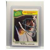Jim Marshall 1977 Topps Record Breaker