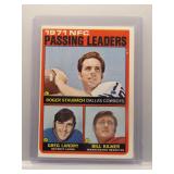 Roger Staubach 1972 Topps Passing Leaders