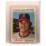 Nolan Ryan 1978 Topps Record Breaker