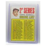 Mickey Mantle 1967 Topps 2nd Series Checklist