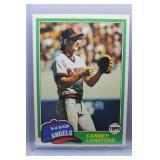 1981 Topps Carney Lansford