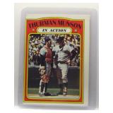 Thurman Munson 1972 Topps In Action
