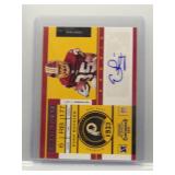 Evan Royster 2012 Contenders Rookie auto