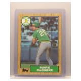Mark McGwire 1987 Topps Rookie