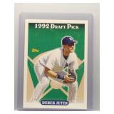 Derek Jeter 1992 Topps Draft Pick 2007 reprint