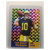 Tom Brady 1996 Prism Rookie Promo