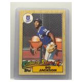 Bo Jackson 1987 Topps Future Stars Rookie