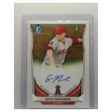 Sean Newcomb 2014 1st Bowman Chrome auto