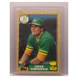 Jose Canseco 1987 Topps All-Star Rookie