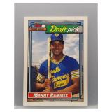 Manny Ramirez 1992 Topps Draft Pick