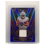 Jaydon Blue 2025 Select Rookie Swatches blue