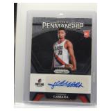Toumani Camara 2023 Prizm Rookie Penmanship auto