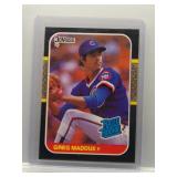 Greg Maddux 1987 Donruss rookie