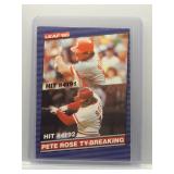 Pete Rose 1986 Leaf Ty-Breaking