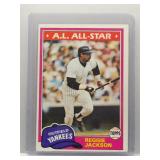 Reggie Jackson 1981 Topps