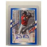 Jeferson Espinal 2021 Topps Pro Debut auto blue...