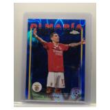 Angel Di Maria 2025 Topps Chrome blue lava ref....