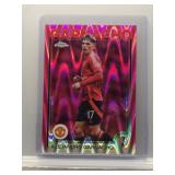 Aljandro Garnacho 2025 Topps Chrome pink...