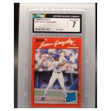 Juan Gonzalez 1990 Donruss Error Rookie CGC 7
