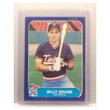 Billy Beane 1986 Fleer Update Rookie