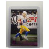 Justin Hebert 2020 Panini rookie pink