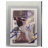 Jagger Haynes 2021 Topps Pro Debut auto