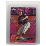 Trevor Bauer 2018 Topps Chrome pink