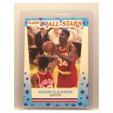 Akeem Olajuwon 1989 Fleer All-Stars