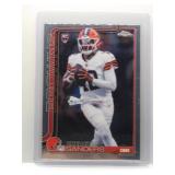 Shedeur Sanders 2025 Topps Chrome Rookie