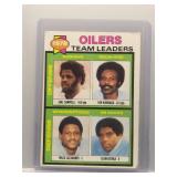 E. Campbell / K. Burrough 1979 Topps Oilers...
