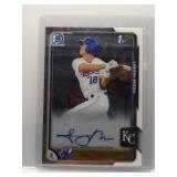 Logan Moon 2015 1st Bowman Chrome auto