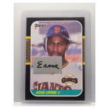 Jose Uribe 1987 Donruss Error Card
