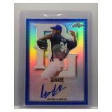 Irving Carter 2020 Leaf Metal auto blue /30