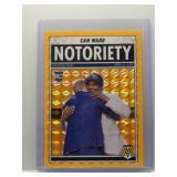 Cam Ward 2025 Mosaic Notoriety orange mosaic ref.