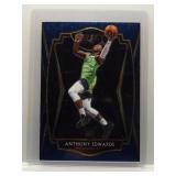 Anthony Edwards 2020 Select Premier rookie blue