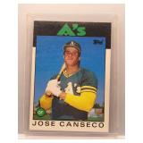 Jose Canseco 1986 Topps