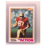 Dwight Clark 1982 Topps In Action