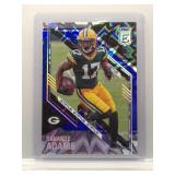 Davante Adams 2021 Elite blue explosion ref. /275