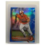 Dylan Beavers 2022 1st Bowman Chrome blue /150