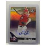 Cade Cavalli 2021 Bowman Platinum auto