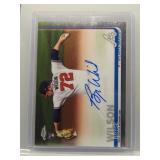 Bryse Wilson 2019 Topps Chrome rookie auto