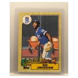 Bo Jackson 1987 Topps Future Stars Rookie