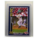 Mike Trout 2010 Cedar Rapids Kernels Minor League