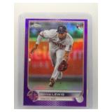 Royce Lewis 2022 Topps Chrome rookie purple
