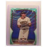 Quinn McDaniel 2023 1st Bowman Chrome green...