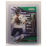 Caleb Williams 2025 Prizm Fractal green wave ref.