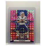 Tom Brady 2022 Mosaic Super Bowl LI MVP pink...